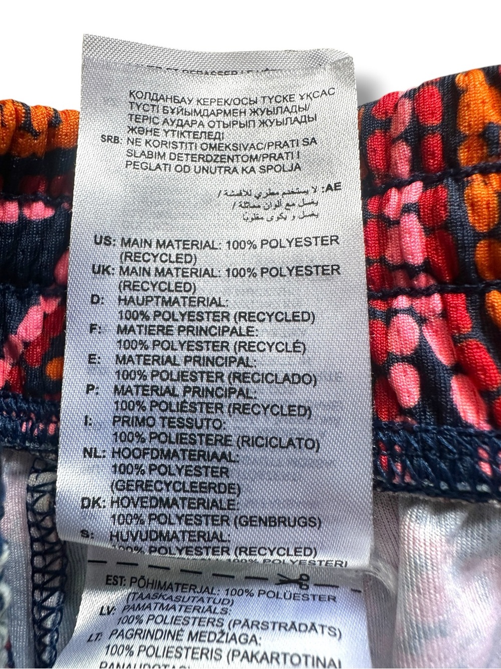 Women's Adidas Farm Rio Pacer 3-Stripes Knit Shorts in a blue floral print - Picture 13 of 16